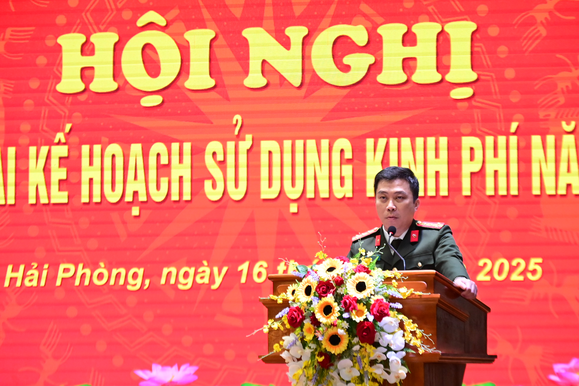 Công an thành phố công khai kế hoạch sử dụng kinh phí năm 2025